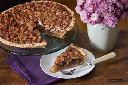 Downside-Up Apple Pecan Pie picture